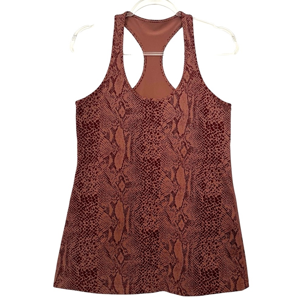 Lululemon Athletica Snake Print Cool Racerback Tank - Size 12